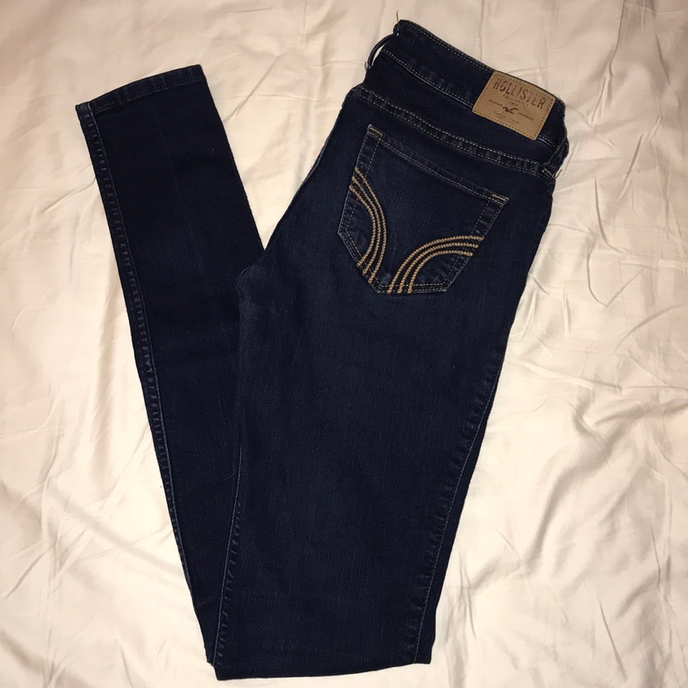 Hollister Super Skinny Dark Wash Jeans